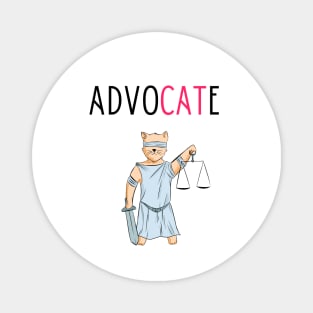 Advocate illustration Magnet